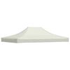 vidaXL Party Tent Roof 4.5x3 m Cream 270 g/m&sup2;
