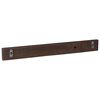 vidaXL Hanger Brown 60 x 7 x 8 cm Solid Reclaim Wood