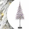 vidaXL Christmas Tree White 180 cm PE and Steel