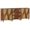 vidaXL Bathroom Cabinet Set 3 pcs 180 x 33 x 75 cm Solid Mango Wood