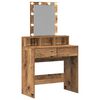 vidaXL Dressing Table Old Wood 80 x 41 x 144.5 cm Engineered wood