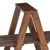 vidaXL Folding Rack Brown 79.5 x 35 x 112 cm Solid Reclaim Wood