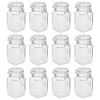 vidaXL Glass Jam Jars with Lock 12 pcs 260 ml
