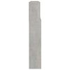 vidaXL Headboard Cabinet Concrete Grey 220x19x103.5 cm