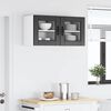 vidaXL Kitchen Cabinet 2 pcs Black 40 x 31 x 40 cm Engineered Wood