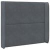 vidaXL Headboard Ear Grey 80 x 16 x 4 cm Velvet