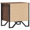 vidaXL Bedside Cabinet Brown Oak 2 pcs 40x30x40 cm Engineered Wood