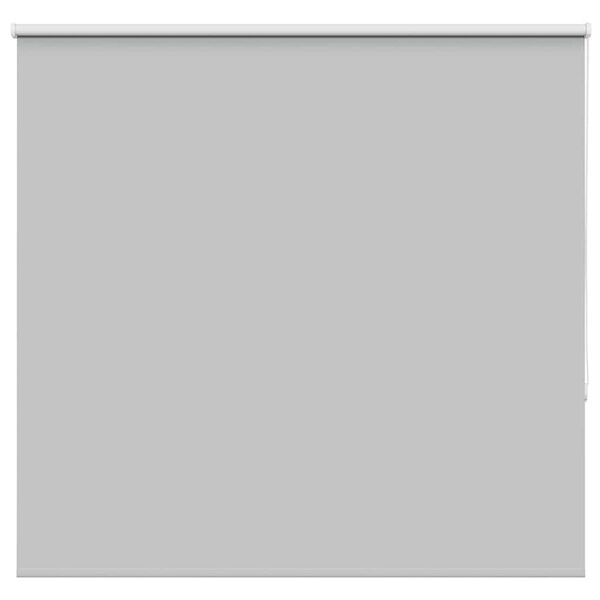 vidaXL Roller Blind Blackout Light Grey 150x150 cm Fabric Width 146.6 cm Polyester
