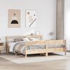 vidaXL Bed Frame without Mattress 200x200 cm Solid Wood Pine