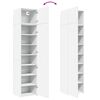 vidaXL Slim Storage Cabinet White 50x42.5x225 cm Engineered Wood