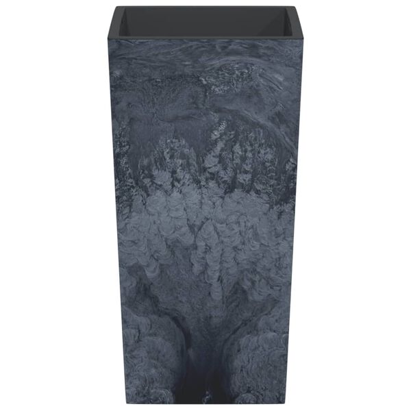 vidaXL Planter with Removable Inner Anthracite 21/49 L PP Concrete Look