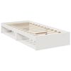 vidaXL Day Bed with Mattress White 90x200 cm Solid Wood Pine