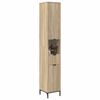 vidaXL Bathroom Cabinet with Drawer Sonoma Oak 31.5 x 33 x 190 cm