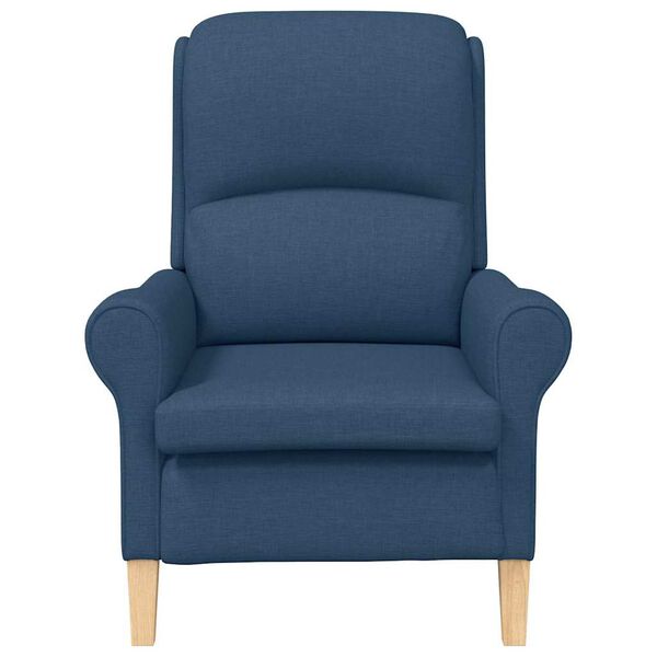 vidaXL Armchair Blue 76 x 94 x 102 cm Fabric