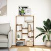 vidaXL Bookcase Old Wood 72x20x120.5 cm Engineered Wood