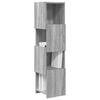 vidaXL Corner Cabinet Grey Sonoma 25.5x25x102cm Engineered Wood