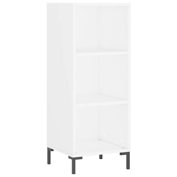 vidaXL Highboard High Gloss White 34.5x32.5x180 cm Engineered Wood