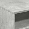 vidaXL Coffee Table with LED Lights Concrete Grey 50x49x40 cm