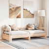 vidaXL Daybed without Mattress 90x200 cm Solid Wood Pine
