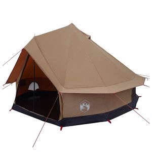 vidaXL Family Tent Brown 8-Person Polycotton
