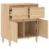 vidaXL Sideboard Sonoma Oak 60x35x70 cm Engineered Wood