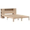 vidaXL Bookcase Bed without Mattress 150x200 cm King Size Solid Wood Pine
