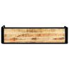 vidaXL Console Table 140x35x76 cm Solid Rough Mango Wood