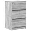 vidaXL Bedside Cabinets with 3 Drawers 2 pcs Grey Sonoma 39x35x65 cm