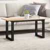 vidaXL Coffee Table Legs O-Frame 90x30x43 cm Steel