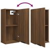vidaXL Wall-mounted Bathroom Cabinet Brown Oak 32x20x67 cm