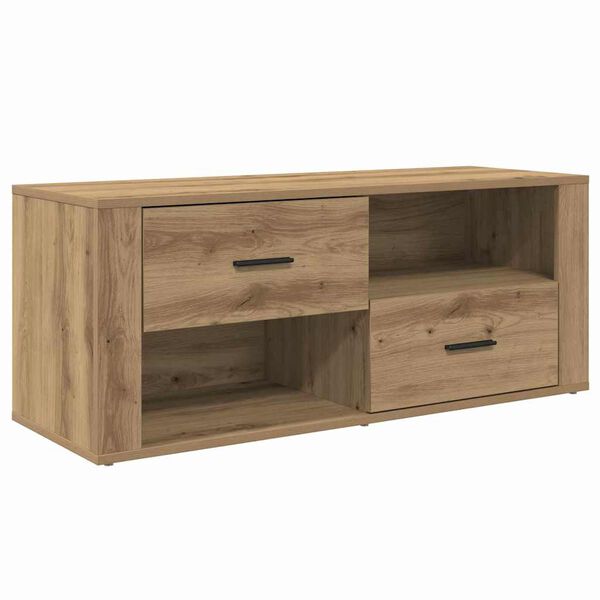 vidaXL TV Cabinet Artisan Oak 100 x 35 x 40 cm Engineered Wood