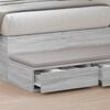 vidaXL Bed Drawers Grey Sonoma 80 x 36.5 x 16.5 cm Engineered Wood