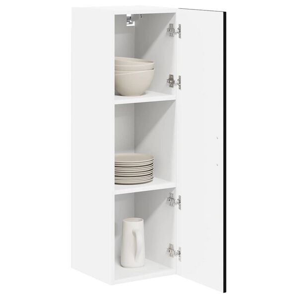 vidaXL Kitchen Cabinet Black 30 x 31 x 100 cm Engineered Wood