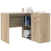 vidaXL Corner Desk with Drawer Sonoma Oak 102 x 88 x 75 cm
