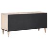 vidaXL TV Cabinet White 105 x 33.5 x 46 cm Solid Mango Wood