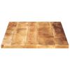 vidaXL Table Top 100x50x3.8 cm Rectangular Solid Wood Rough Mango