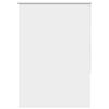 vidaXL Roller Blind Blackout White 115x150 cm Fabric Width 110.7 cm Polyester