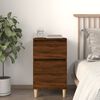 vidaXL Bedside Cabinet Brown Oak 40x35x70 cm