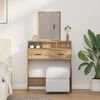 vidaXL Dressing Table Artisan Oak 79 x 41 x 140 cm Engineered Wood