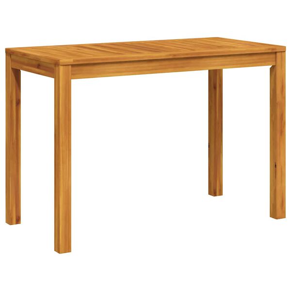 vidaXL Garden Dining Table 110x55x75 cm Solid Wood Acacia