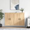 vidaXL Wall Mounted Cabinets 2 pcs Sonoma Oak Engineered Wood
