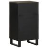 vidaXL Sideboard Black 40x33x75 cm Solid Wood Mango