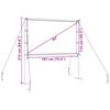 vidaXL Projection Screen with Stands 84 Inch 16:9