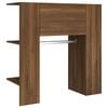 vidaXL Hallway Cabinets 2 pcs Brown Oak Engineered Wood