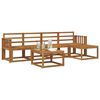 vidaXL Outdoor Sofa Set 6 pcs Natural Solid Acacia Wood