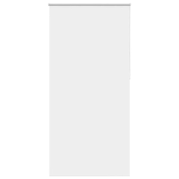 vidaXL Roller Blind Blackout White 95x210 cm Fabric Width 90.7 cm Polyester