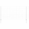 vidaXL Outdoor Wild Fence with Posts 50 x 1.2 m Galvanised Steel Mesh