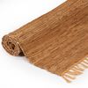 vidaXL Hand-woven Chindi Rug Leather 160x230 cm Tan