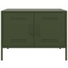 vidaXL TV Cabinets 2 pcs Olive Green 68x39x50.5 cm Steel