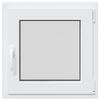 vidaXL Basement Window "RISOR" 50x50 cm Tilt&Turn DIN Right White